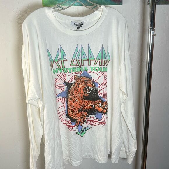 NWT Daydreamer Def Leppard Hysteria Long Sleeve - Picture 3 of 5